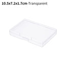 8Styles Plastic Storage Box Small Square Clear Black Box For Jewelry Diamond Embroidery Craft Bead Pill Home Storage Supply
