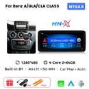 8 Core Android 14 Auto Radio Wireless CarPlay For Mercedes-Benz A-Class W176 GLA X156 CLA C117 DSP GPS 4G WIFI Multimedia Player