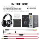 Oneodio A71 Deep Bass Studio Headphones Wired Hi-Res Headset with Microphone Stereo Sound Headset For DJ Mixing Audio Recording