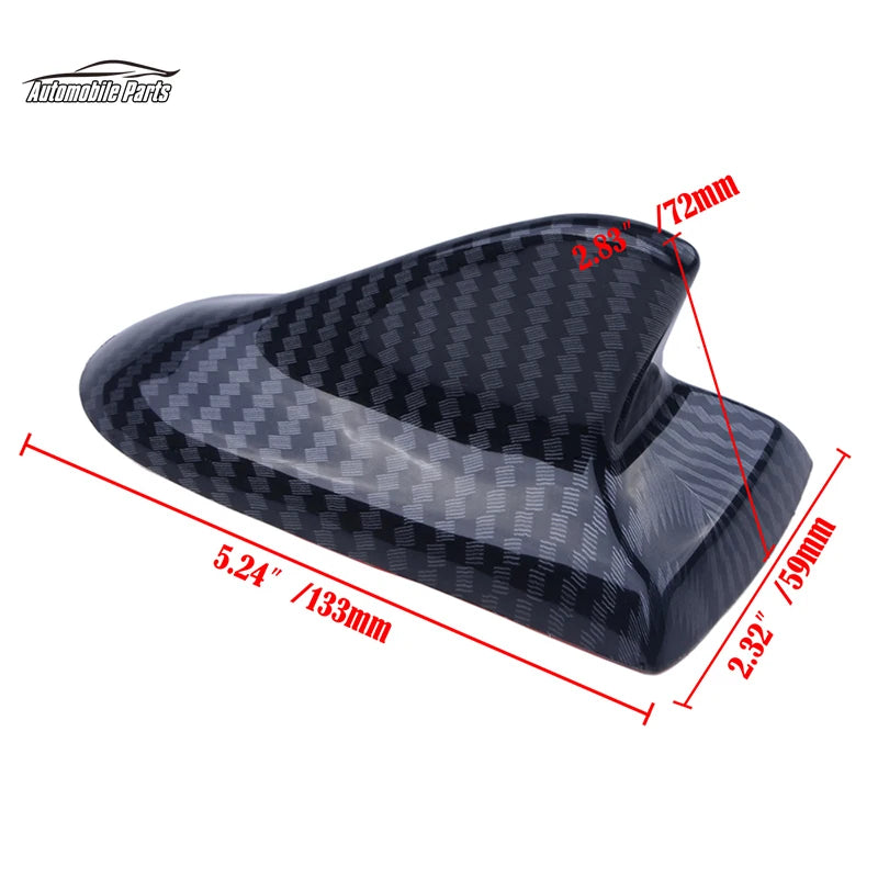 Car Shark Fin Decoration Antenna Is Suitable for Car General Car Accessories Carbon Fiber Exterior Decoration