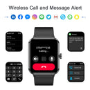 Baolubao 2024 NEW Smart Watch 1.85 inch Full Touch Voice Assistant Fitness Tracker Bluetooth Answer/Dial Weather, Christmas Gift