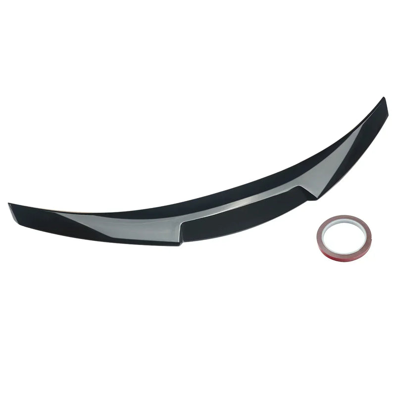 MagicKit  FOR BMW 4 SERIES F32 COUPE  M4 STYLE GLOSS BLACK CAR REAR TRUNK LIP SPOILER 2013-2020