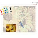 CHENISTORY Frame Sunflower DIY Painting By Numbers Acrylic Paint By Number Handpainted For Home Decor Calligraphy Painting 60x75