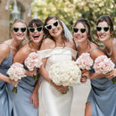 Hen Night Love Sunglasses Women's Bachelor Party Decoration Supplies Heart Shaped Glasses Bridal Shower Wedding Bridesmaid Gifts