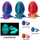 3D Printing Dragon Eggs 12 Inch Dragon Toy Easter Eggs Hinged Dragon Stress Relieving Toy Interior Decoration Office Decorations