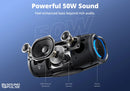 Tronsmart Mirtune S100 Bluetooth Speaker Powerful Speaker with 50W, IPX7 Waterproof, Retractable Handle, Built-in Powerbank
