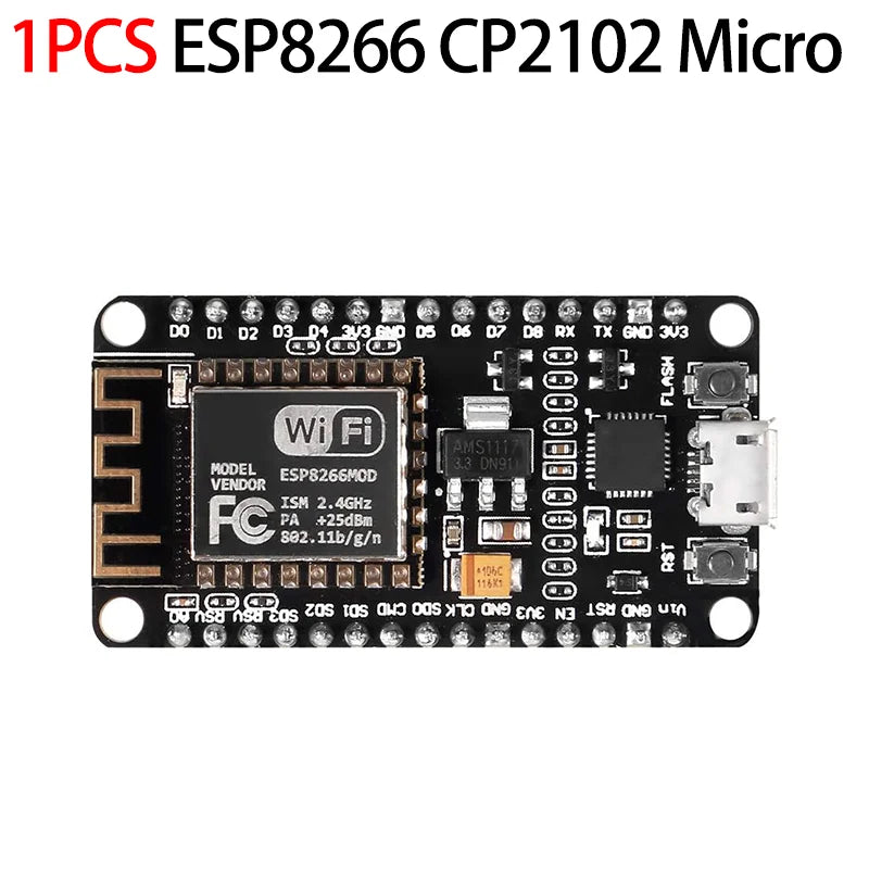 Wireless Module CH340/CP2102/CH9102X NodeMcu V3 V2 Lua WIFI Internet of Things Development Board Based ESP8266 ESP-12E