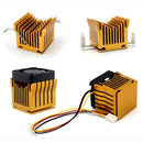 1 Piece Heatsinks DIY North Bridge Heat sink Cooler with 40mm Fan 12V 40x40x10mm 40x40x20mm Cooling Fan