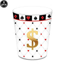 Casino Table Runner Decor Las Vegas Table Cover Poker Night Themed Table Decoration Casino Playing Card Birthday Party Supplies