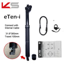 KS Eten -R ETEN-I Travel Seatpost, Remote Mountain Downhill Bike Dropper, EXA, Travel 100, 125mm, 30.9mm, 31.6mm x 100mm