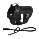Tactical Dog Harness Collar Leash Molle Pouches For Medium Large Dogs Pet German Shepherd Training Walking Vest Dog Harnesses