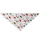 Dog Bandana Fruit Floral Spring Washable Soft Doggy Scarf Kerchief Summer Adjustable for Small Medium Large Dogs Pets