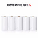 Mini Printer Paper Non-adhesive Thermal Paper 57mm Label Sticker Pocket Printer Kids Instant Photo Inkless Printing Rolls Paper