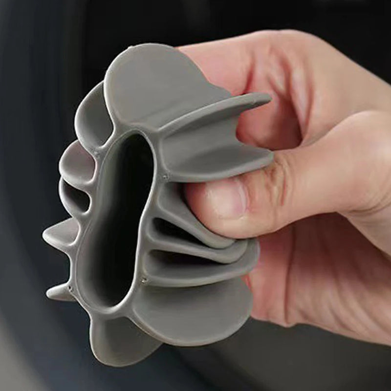 6pcs Laundry Ball Reusable Silicone Wash Ball Solid Color Dryer Balls Magic Pet Hair Remover Enhance Your Machine Cleaning Power