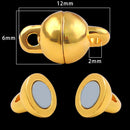 2 Sets Locking Strong Magnetic Clasps Magnet End Clasp Connectors For Jewelry Making DIY Bracelet Necklace Extender Accessories