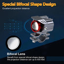 1PC Motorcycle Led Bulb, Two Lens Lights, Dual Lens Bulb, High And Low Integrated Ultra Bright Electric Light
