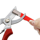 Mini Metal Knife Pruning Sharpening Stone Portable Handheld Garden Shear Scissors Sharpener with Lid Pocket Speedy Sharp Knife