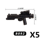 MOC Medieval Accessories Building Blocks Military Soldiers Shoulders Armor Blaster Helmets Weapons War Bricks Children Toys B038