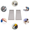 Stainless Steel Kneedboards Construction Cement Knee Board Pair Kneeler Board Work Tools for Finishing Concrete