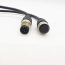 M12  Connector boule side plug 5m Cable plug Male to Female 4P 5P 8Pin PVC line A Type angle & straight