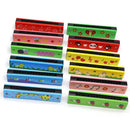 Wooden Harmonica Children Day Gift Birthday Party Favors Cartoon Pattern Lovely Noise Making Gathering Parties Instruments TMZ