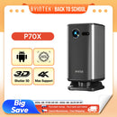 BYINTEK BOOK 1 P70X Portable Built-in Battery 4K Support 3D Wifi for Outdoor Movie Night Home Theater Projectors