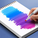 A4/8K Markers Drawing Book, 60Sheets Hard Cover Spiral Bleedproof Marker Paper Pad Artist Paper,For Adults Students Sketching