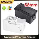 QR701 TTL RS232 Schnittstelle Eingebetteter Drucker POS-Beleg 58mm Drucker ATM Thermoticket Mikropanel Codierung Android 5V-9V