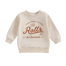 Baby Thanksgiving Sweatshirts Long Sleeve Crew Neck Letter Print Pullovers Toddler Warm Tops
