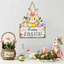 Easter Door Hanging Sign Multi-Purpose Front Door Welcome Happy easter Spring Wreath Sign for Friends Warm Gift kids favors