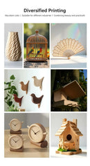 SUNLU 2KG Multiple Wood Filament Wood Texture PLA 3D Printer Filament 1.75MM 1kg/Spool Filament Fit Most FDM 3D Printers