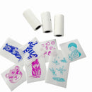 Color On Clear Sticky Paper Mini Thermal Paper Transparent Self-Adhesive For Portable printer T02/M02 For Memo Scrapbook Diary