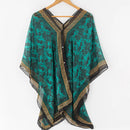 Women Sun Protection Shawl for Cycling Lady Summer Chiffon T-shirt Holiday Leopard Scarf Bikini Blouse Breathable Beach Poncho