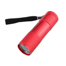 Mini Flashlight with Rope Professional Purple Light Anti-Skid 395nm Backlight Portable Ultraviolet Torch Gadgets