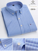 The Oxford Line | 100% Cotton Short-Sleeve Oxford Shirt