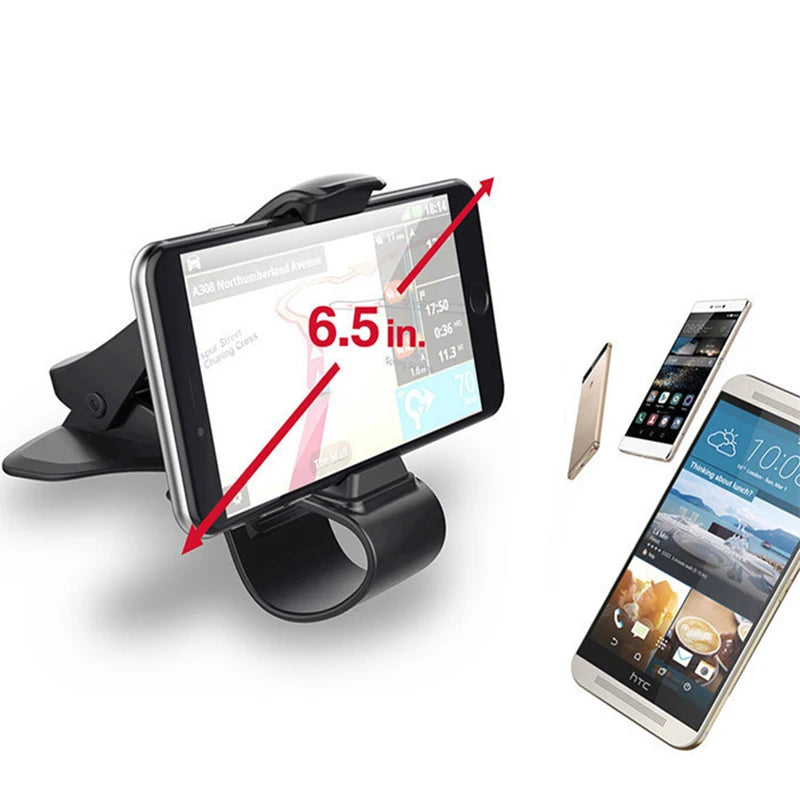 Universal Car Phone Holder GPS Navigation Dashboard Phone Holder For Mobile Phone Clip Fold Holder Mount Stand Bracket