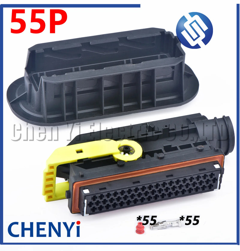 55 Pin Auto Waterproof Connector module pld A0045450426C truck ECU Plug DJ7552-3.5-21 1718248-1 A4574434140 A0084462840 For Benz