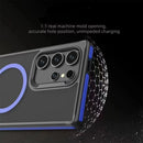 Slim Matte Magnetic Phone Case for Samsung Galaxy S22 S23 Ultra S24 Plus Fashion Magsafe Charging Frosted Cover for S24Ultra S24