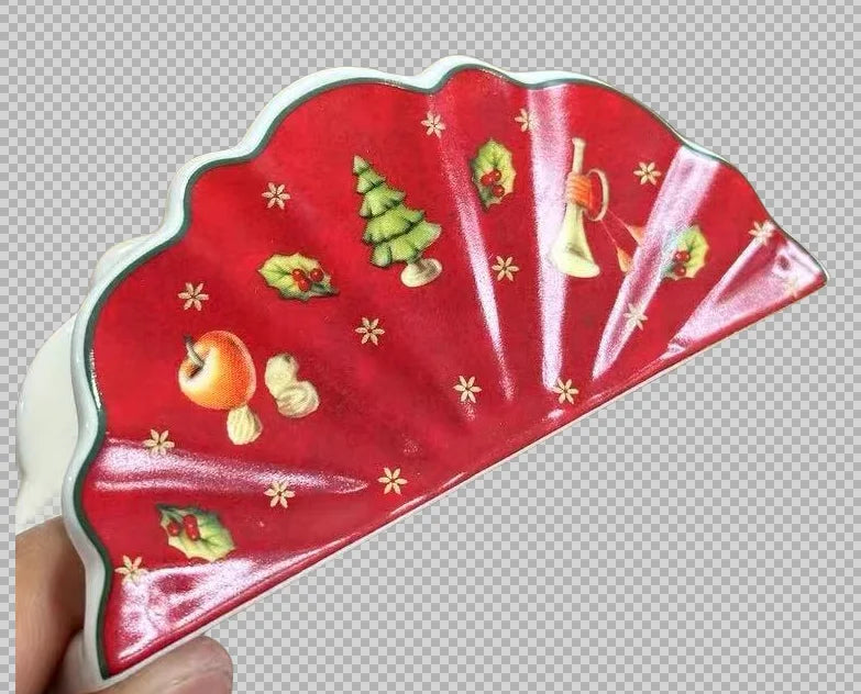 German V Bao Tableware Christmas Biscuits Plate Dish Rectangular Plate Mug Plate Salad Dish