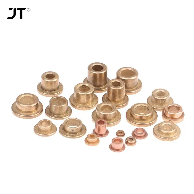 5pcs Mini Brass Bushing Shaft 1mm 2mm 3mm 4mm 5mm Rudder Flange Shafting Sleeve Bearing for RC Bait Boat DIY Model Accessories