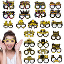 2026 New Year Paper Glasses 6/12pcs Festive New Year's Eve Party Glasses Fun Photo Props Party Eve Decoration Universal Size