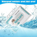 20-1PCS Vertical/Horizontal Clear Plastic ID Card Name Badge Holder Thick Transparent Card Sleeve for Nurse Business Work Permit