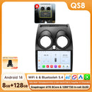 Hizpo 8G+128 AI Voice Car Radio Android Auto Multimedia For Nissan Qashqai J10 2006 2007 2008-2013 Carplay 4G 2din GPS autoradio