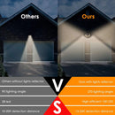100LED Solar Flood Lights 3 Modes Outdoor Solar Motion Security Solar Light Waterproof for Garden Patio Garage Wall Light