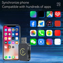 Wireless Carplay Android Auto Adapter Plug&Play USB Car Dongle Wireless Dongle for OEM Wired CarPlay/Andriod Auto Cars