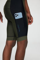 SPEXCEL 22 New Cargo BIB SHORTS  For Long Travel Ride Road MTB Cycling Shorts With Italy High Density Pad Green Brown