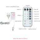 25M Icicle String Lights LED Fairy Lights Christmas Garland With Remote Control For New Year Party Wedding Garden Terrace Decor