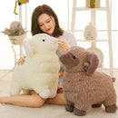 25~55cm Simulated Stuffed Sheep Doll Standing Colorful Grassland Animal Soft Plush Toy Boys Girls Xmas Gift