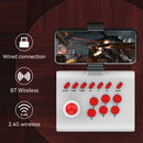 Potable Gamepad 3 Connection Modes Vintage Arcade Console Sensitive Precise Support Turbo Serial Sending for Switch/PS4/PS3