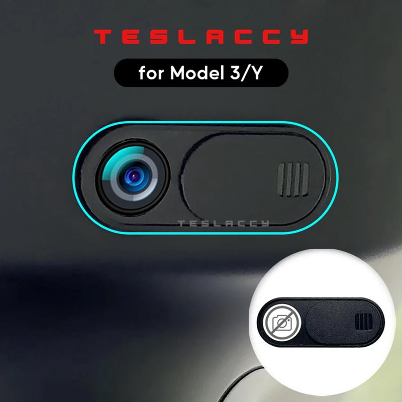 Car Camera Cover For Tesla Model 3 Y 2024 Webcam Slide Blocker Privacy Protector 1 / 5 Pcs compatible with tablet PC Laptop iPad